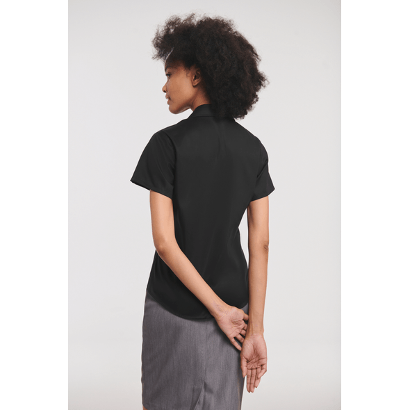 Russell | Kortärmad damskjorta som inte behöver strykas